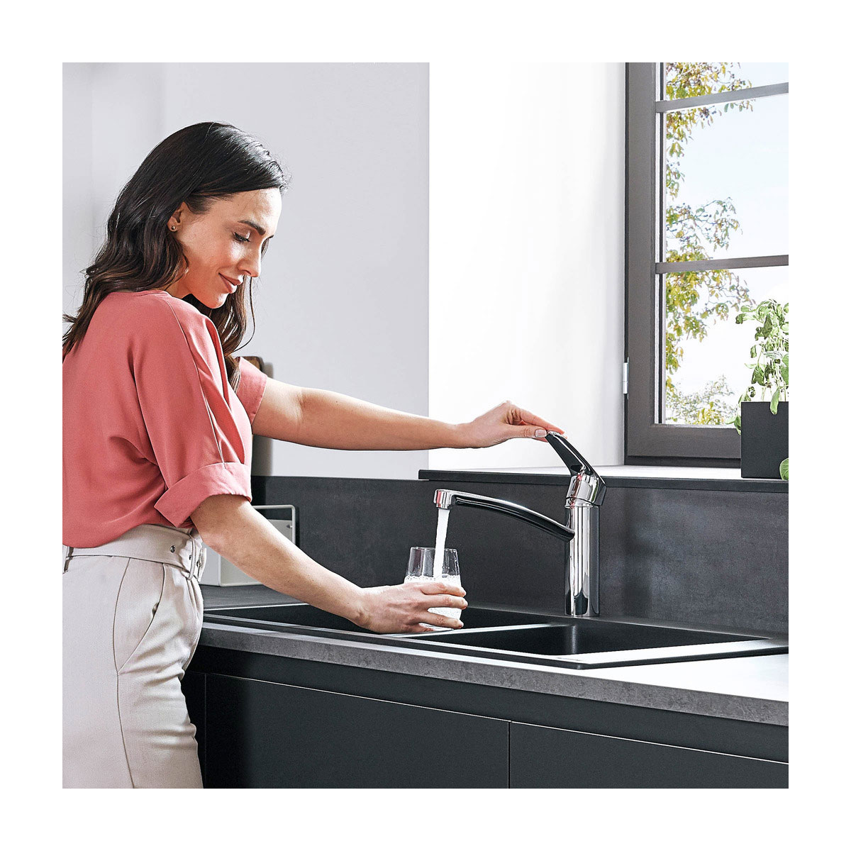 Hansgrohe Spültischarmatur Focus 160 Einhandmischer chrom Bild 4