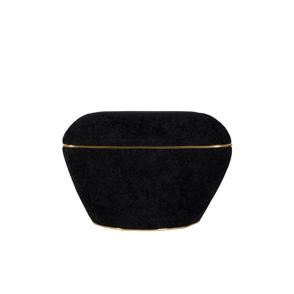 Kayoom Hocker Contessa 135 Schwarz / Gold
