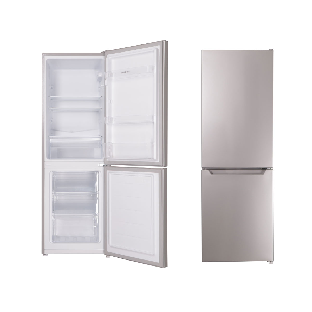 Respekta Stand Kühl-Gefrierkombination Savo, Farbe: Silber Bild 4