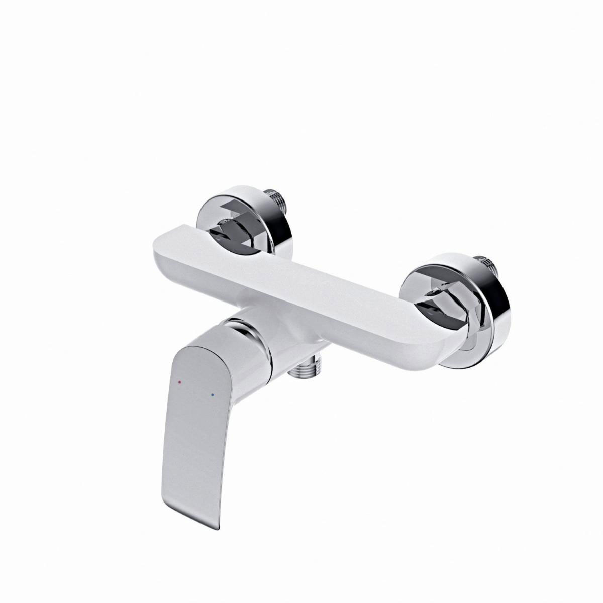 Valblue Duscharmatur Nantes chrom/ weiß