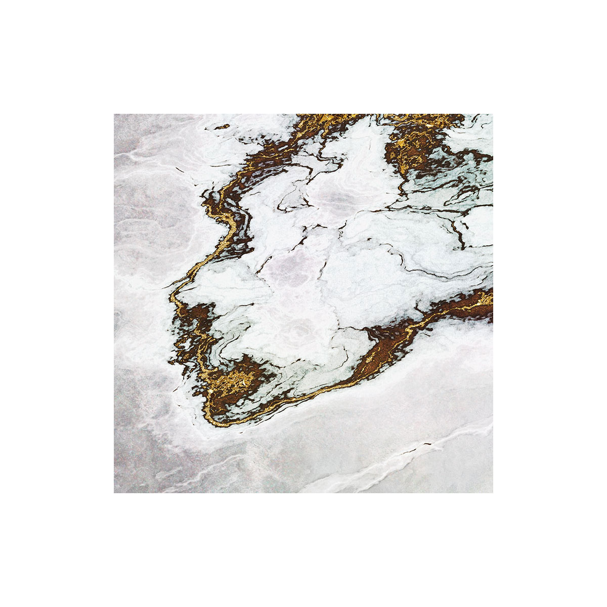 Komar  Selbstklebende Vlies Fototapete rund Marble Vibe Durchmesser 125 cm Bild 3