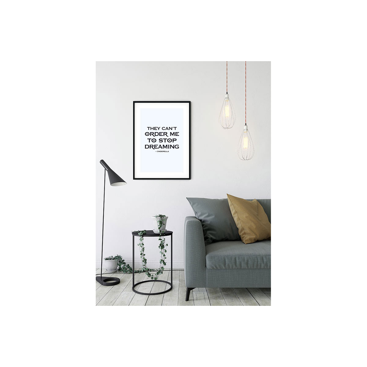 Komar  Wandbild Cinderella Quote 30x40 cm Bild 4