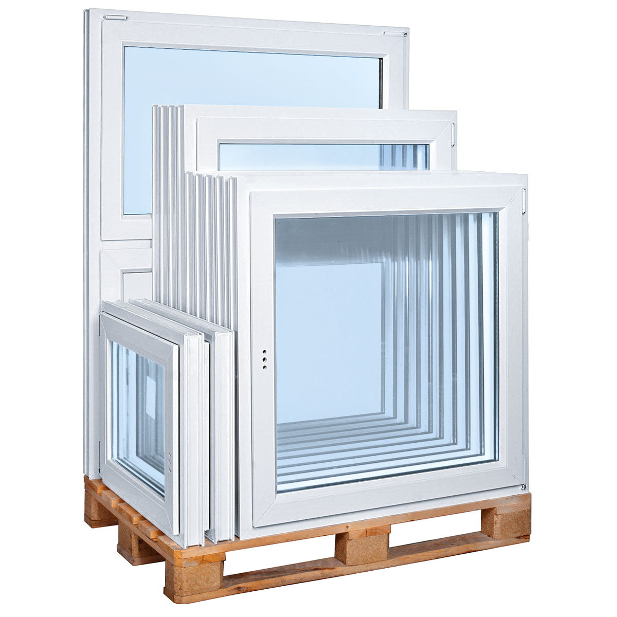 Wärmeschutzfenster Q 71 Premium Serie 3-fach Verglasung weiß 50 x 60 cm Bild 2