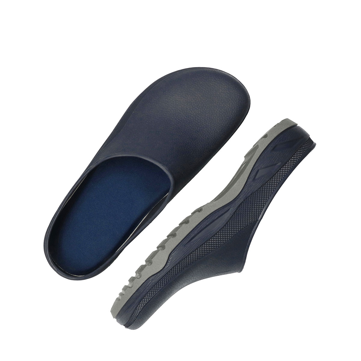 Herren-Clogs Gr. 42 / 43 Navy Bild 3