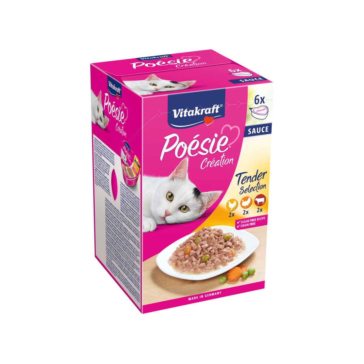 Vitakraft Poesie Multipack Schale Sauce 6 x 85 g