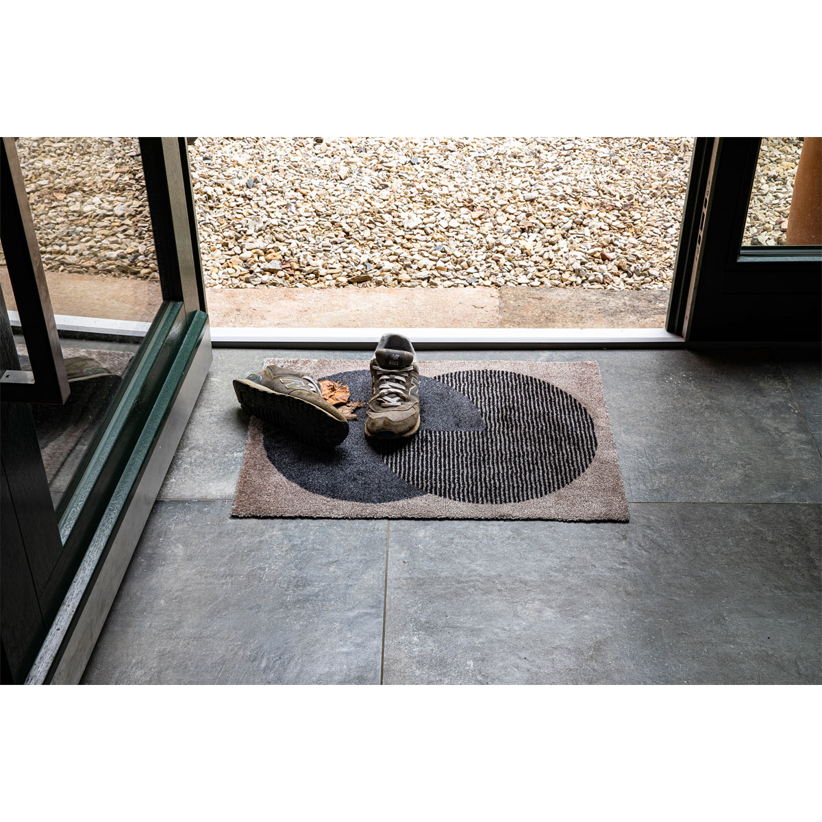 Schöner Wohnen  Schmutzfangmatte Manhattan 50x70 cm Semi-Circle beige-anthrazit Bild 3