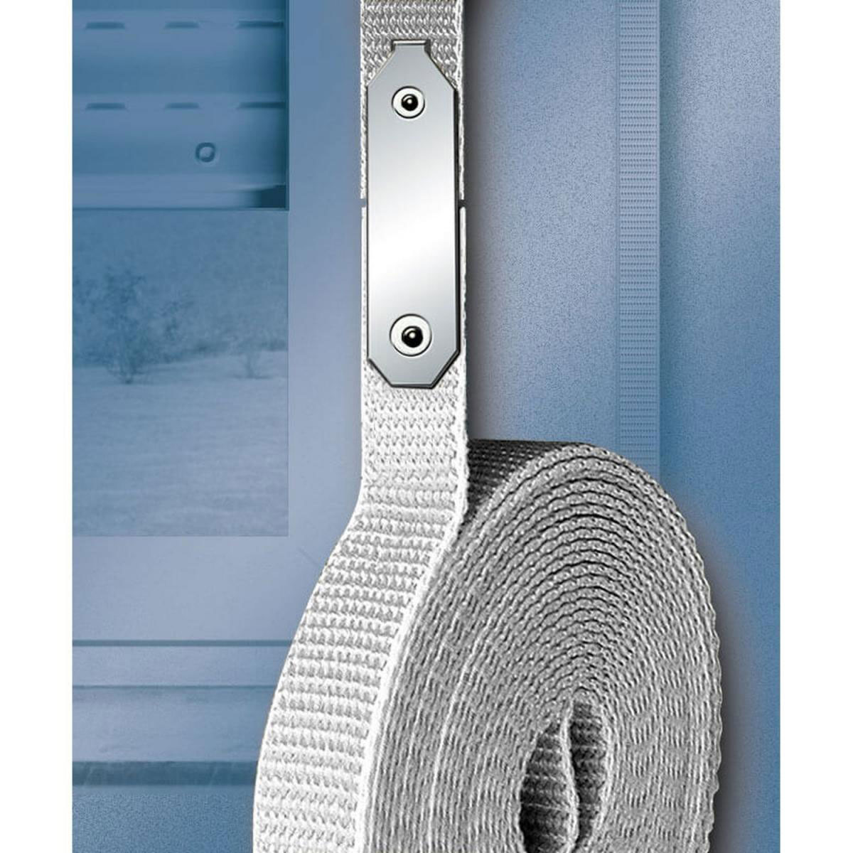 Schellenberg Gurt-Reparatur-Set Maxi 4,3m Gurt-Fix für 23 mm Gurtband grau Bild 3