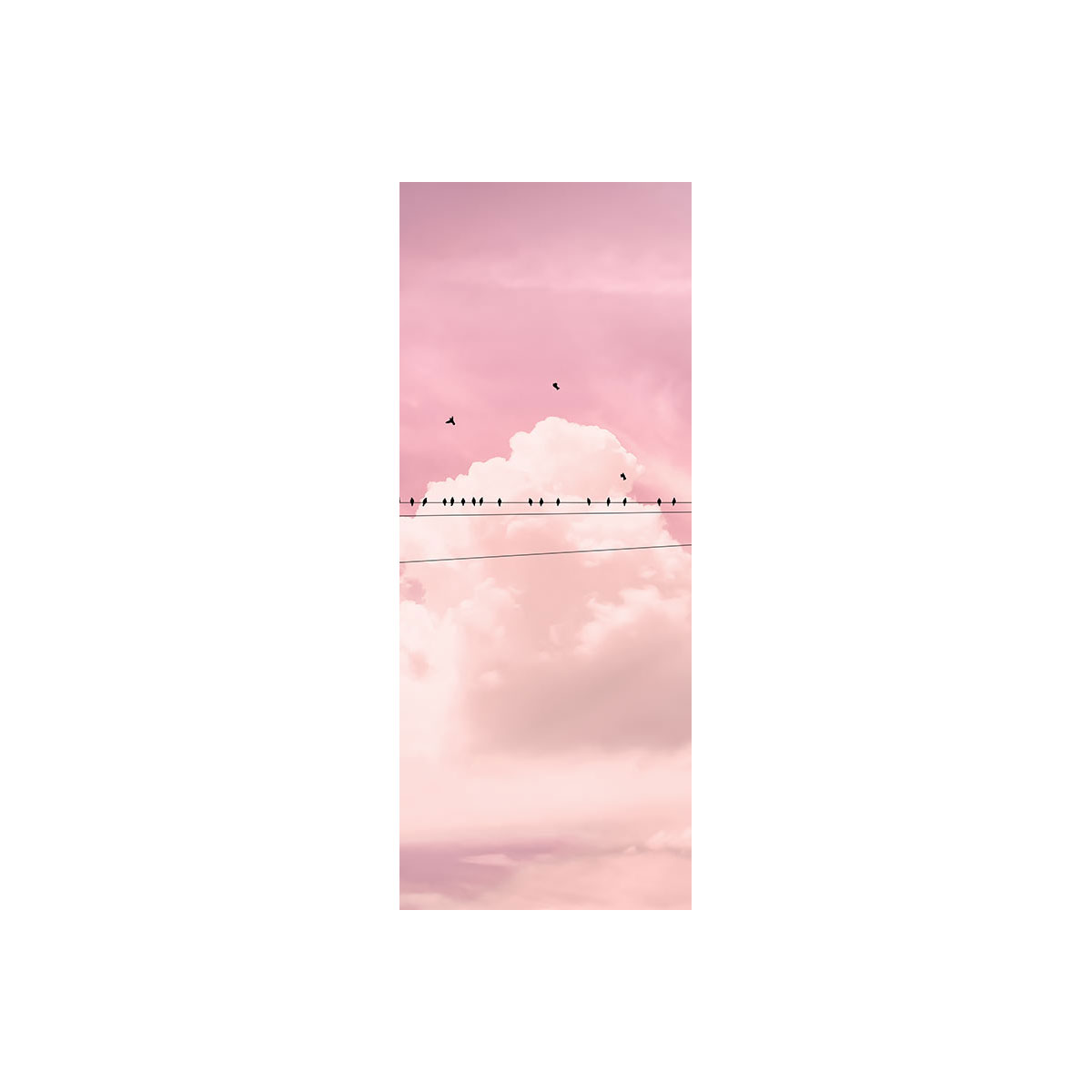 Komar  Vlies Fototapete Cloud Wire Panel 100x250 cm Bild 2