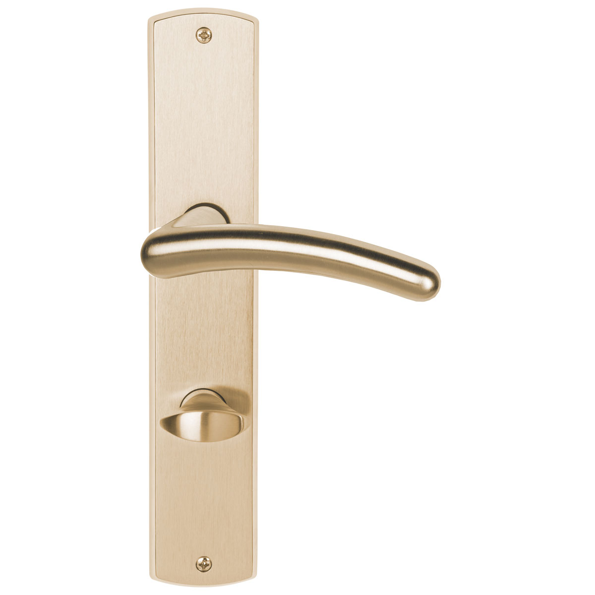 Alpertec Langschildgarnitur Isabella-LS für WC Messing