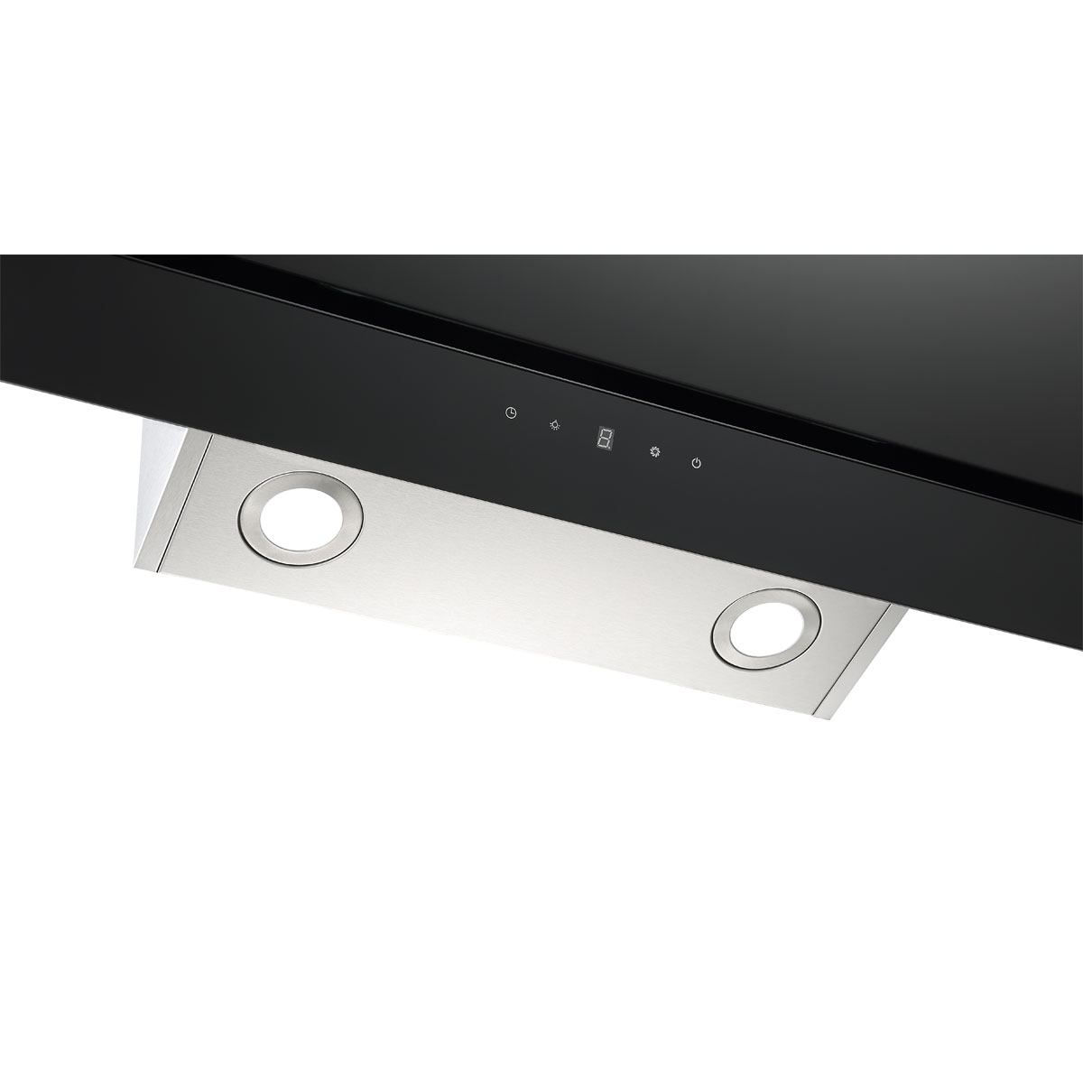 Respekta Selena Kopfreie Schräghaube CH77090SA 90 cm Schwarz Bild 3