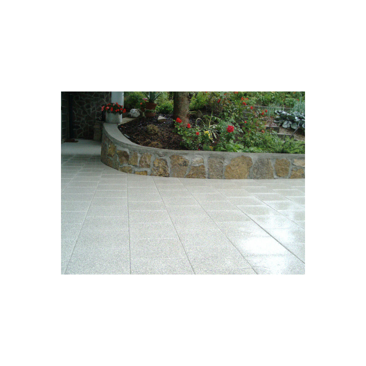 Diephaus  Terrassenplatte Fine Granit-Weiss 40 x 40 x 4 cm Bild 3