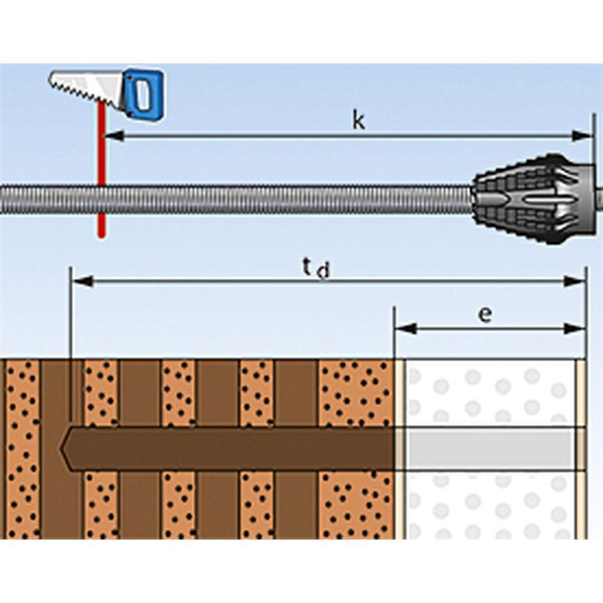 Fischer Abstandsmontagesystem 16/170 M12 2 Stück Bild 4