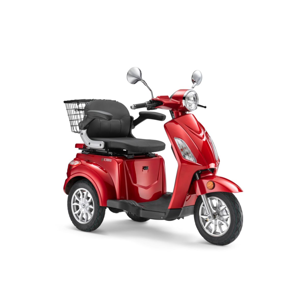 LuXXon E-Roller E3800 20km/h Weinrot