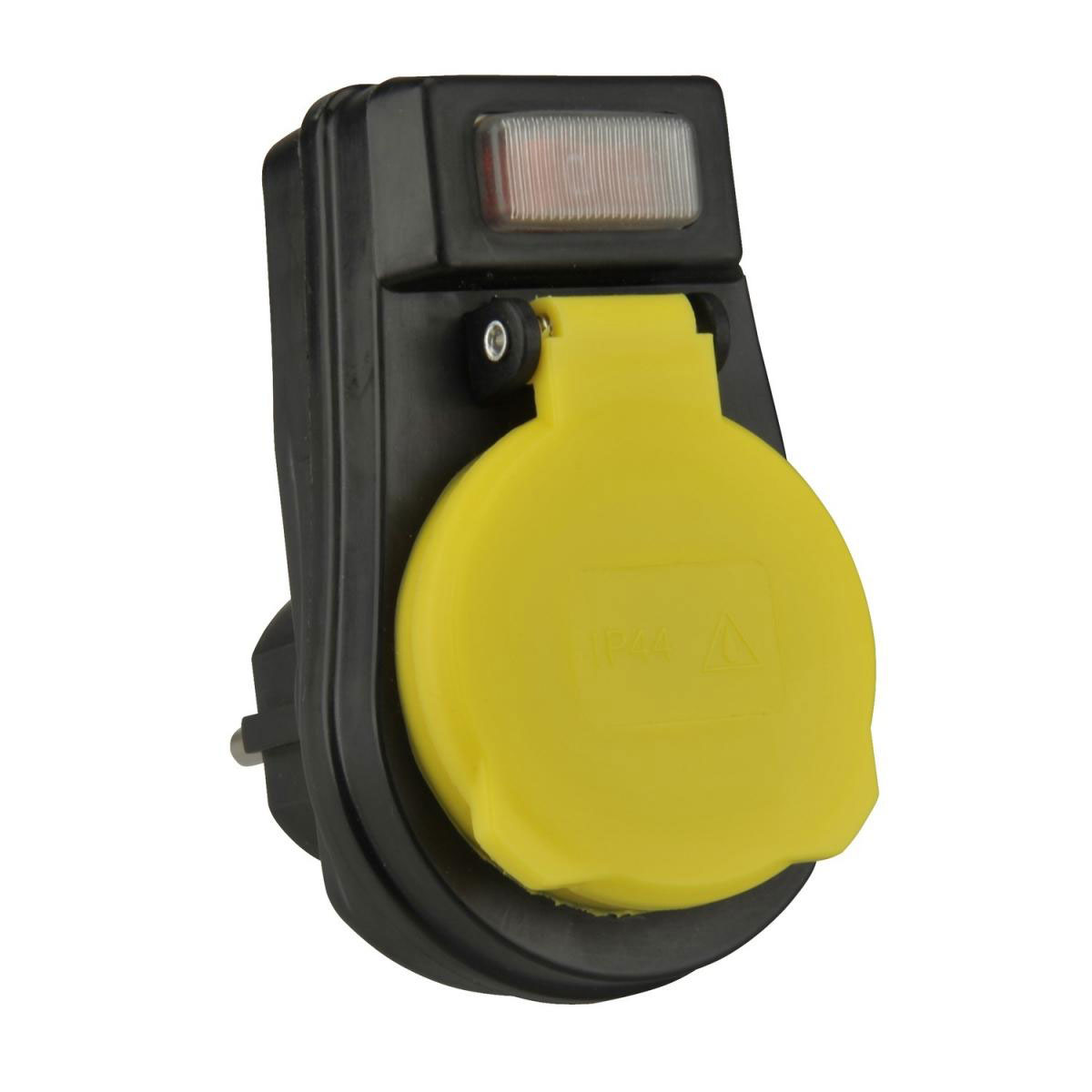 Außensteckdosen-Zwischenstecker mit Ein/Aus-Schalter Bild 1