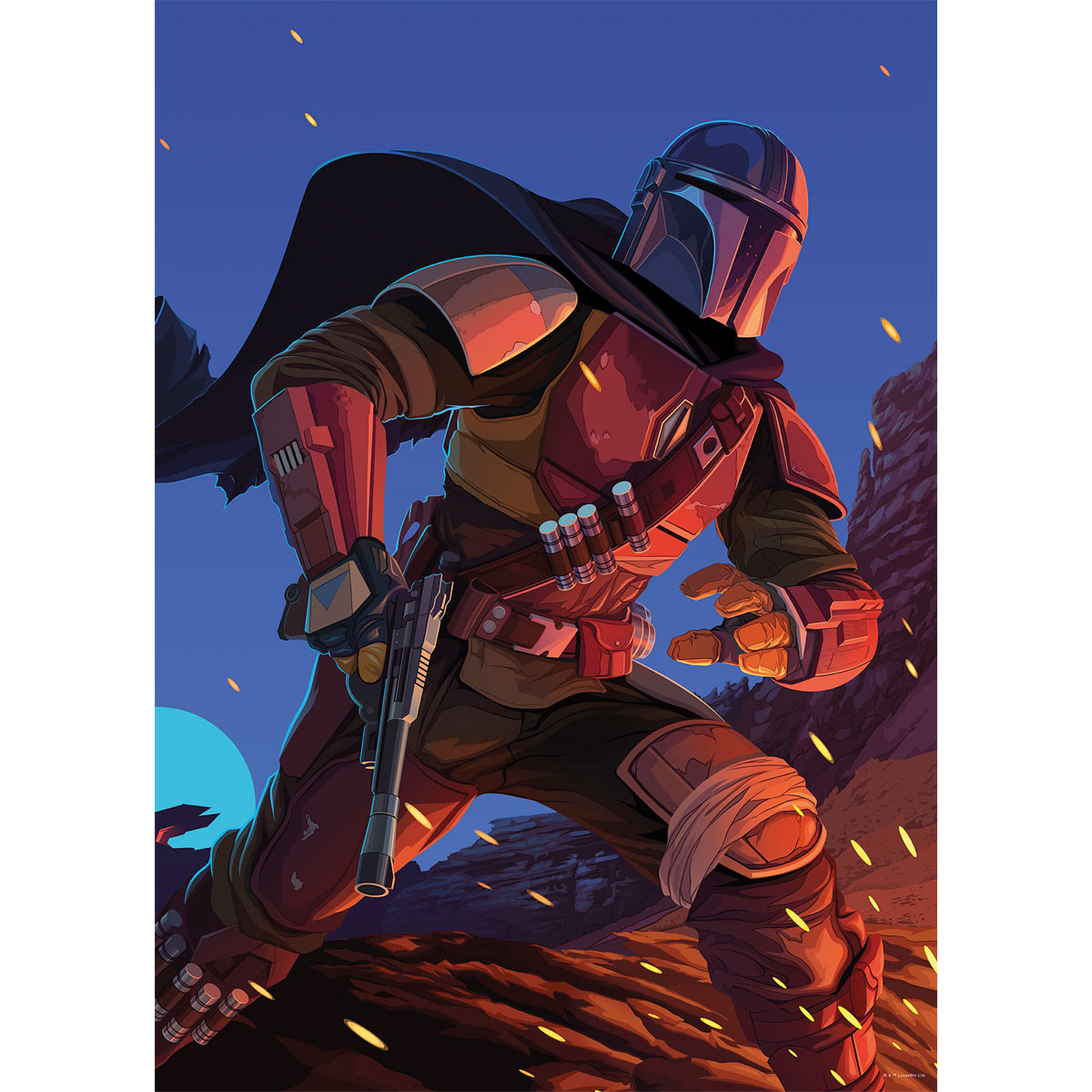 Komar  Wandbild Mandalorian Ambush 50x70 cm Bild 2