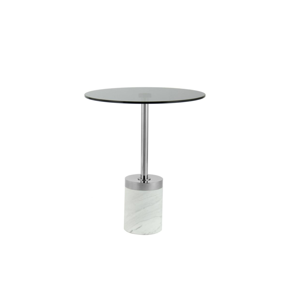 Beistelltisch Lana 125 graphit weiss