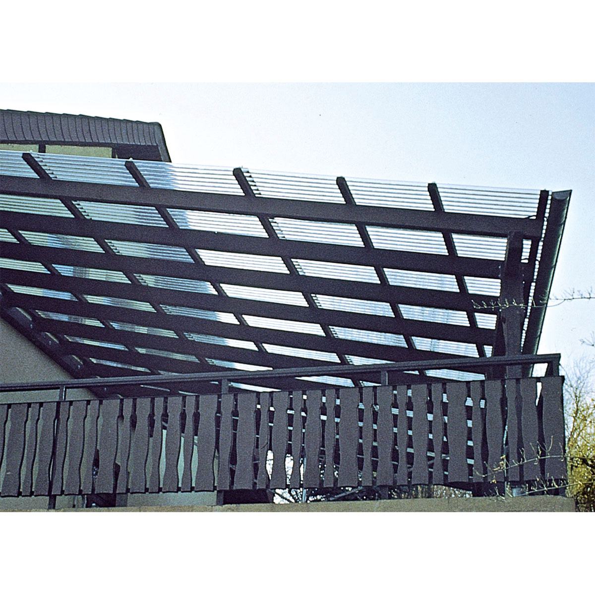 PVC Wellplatte Trapez klar 200 x 90 cm Bild 4