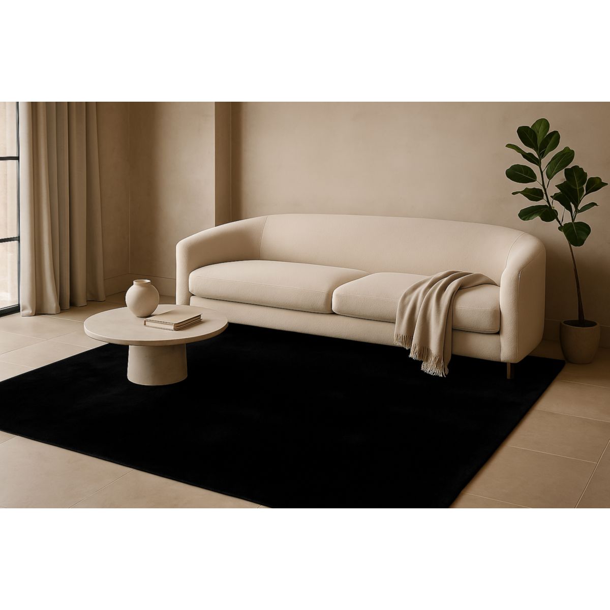 Cross 425 Schwarz 200cm x 290cm Bild 3