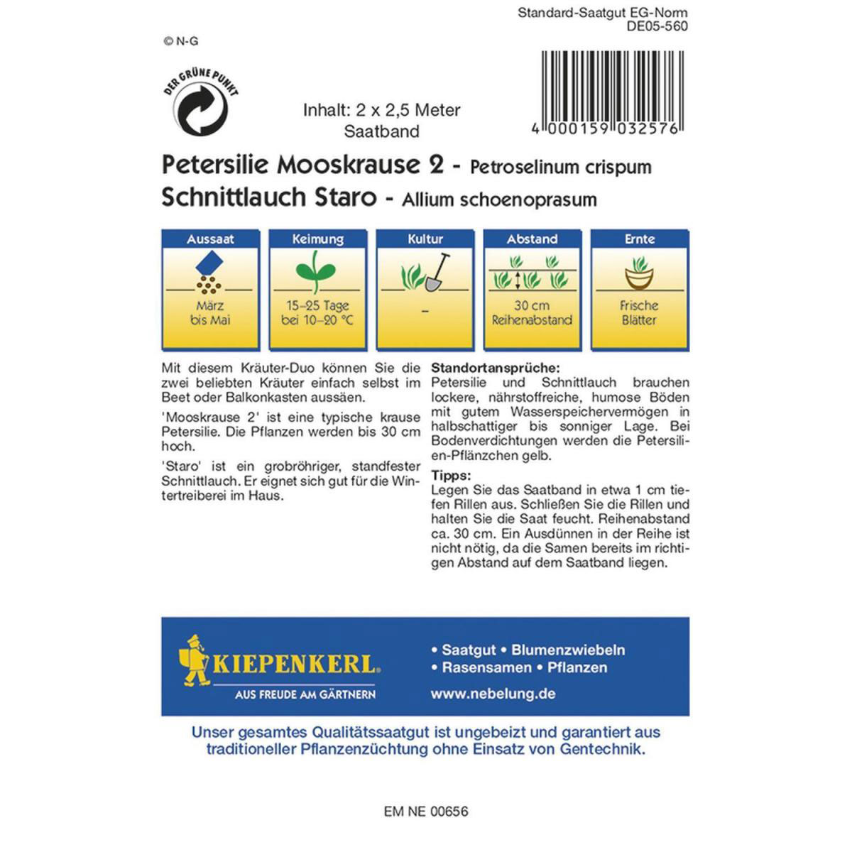 Kiepenkerl Kräuter-Duo Petersilie und Schnittlauch Bild 2