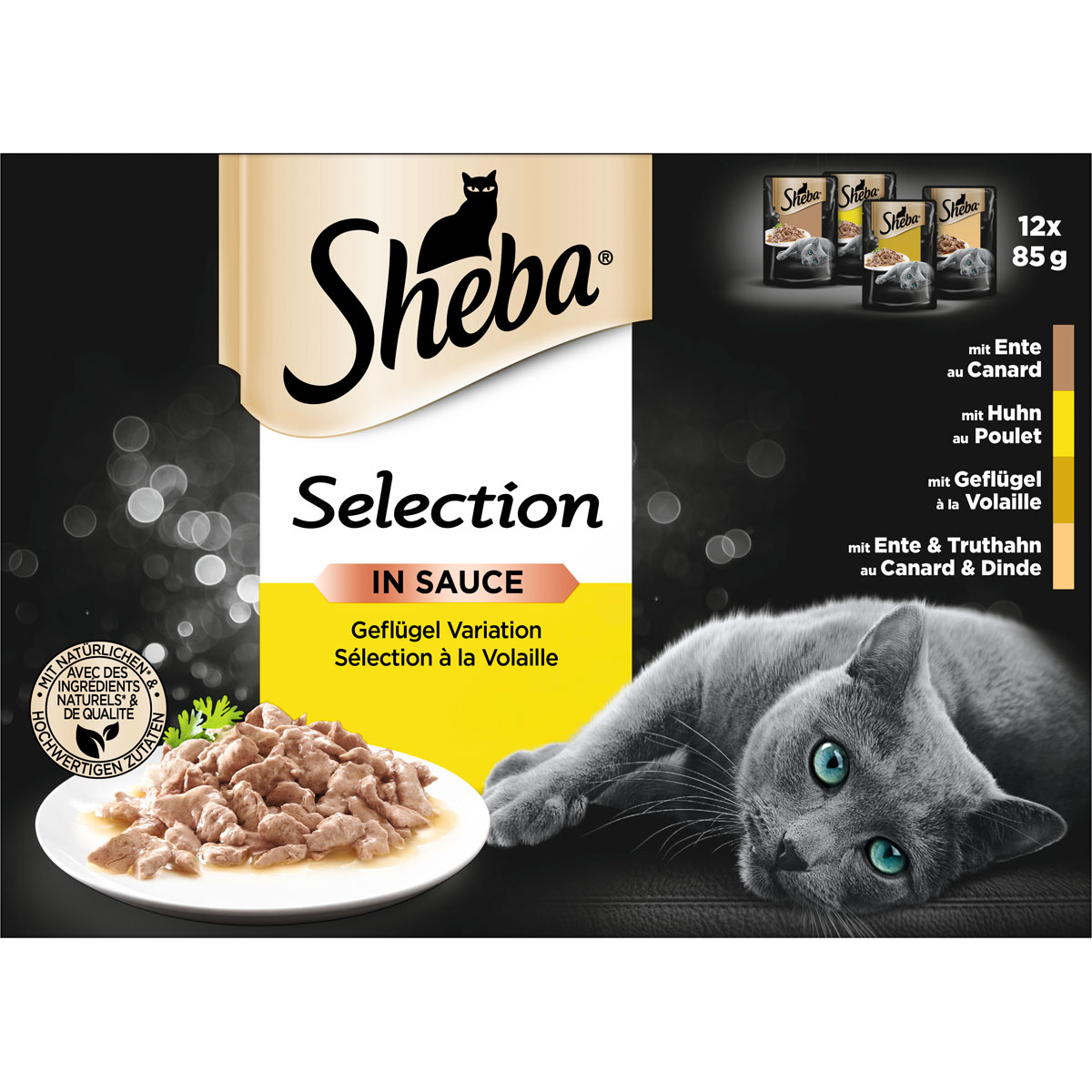 Sheba  Katzenfutter-Vorratspack Selection Geflügel Variation 12 x 85g Bild 5