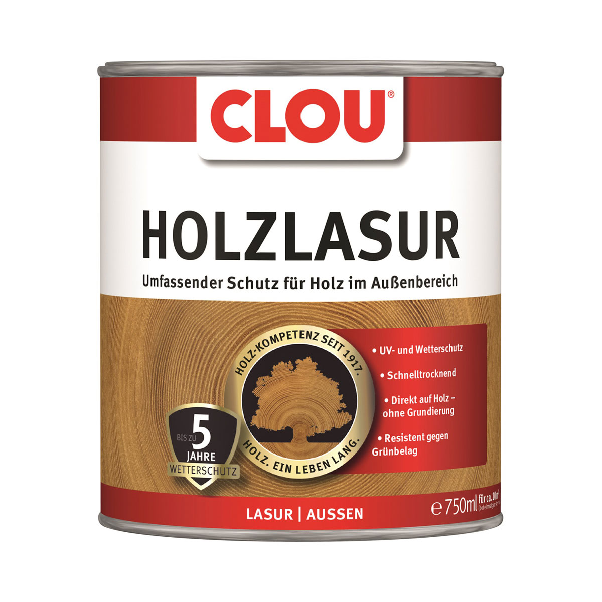 Clou Holzlasur Palisander 0,75 L