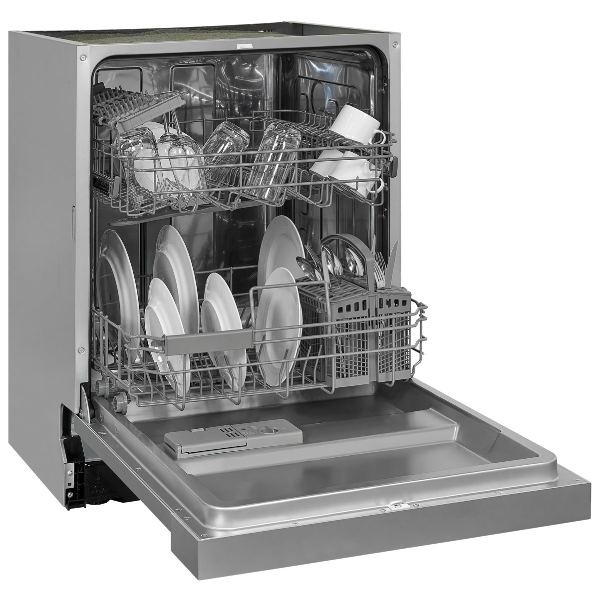 exquisit Einbau-Geschirrspüler EGSP2113-EB-030E inox teilintegriert Bild 2