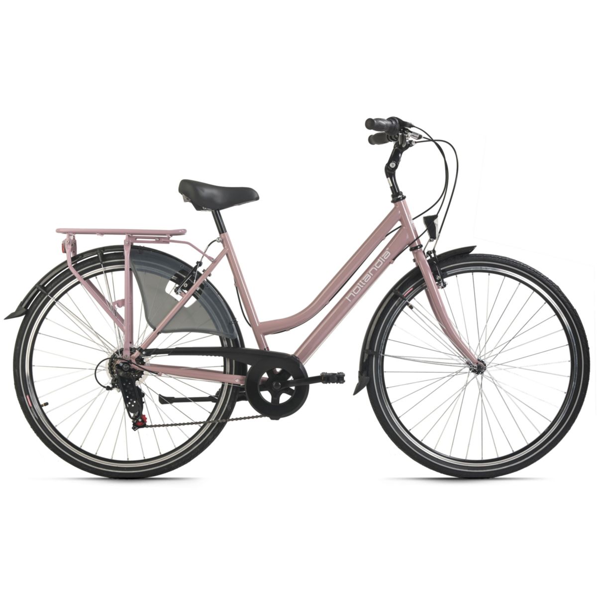 Hollandrad Damen 28" City Next Lila RH 50 cm 6 Gänge Hollandia