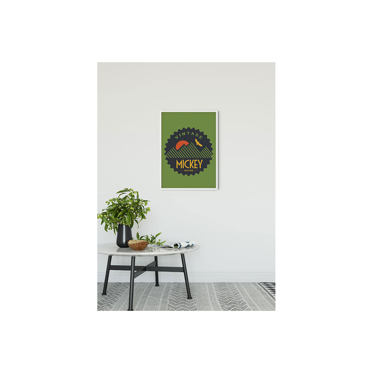 Komar  Wandbild Mickey Mouse Vintage 30x40 cm