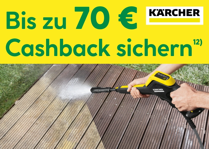 Bis zu 70 Euro Cashback sichern