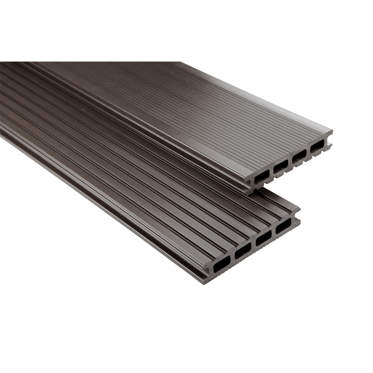 Kovalex Bodendiele Graubraun Stückweise auf Maß bis 600 cm 2,5 x 14,5