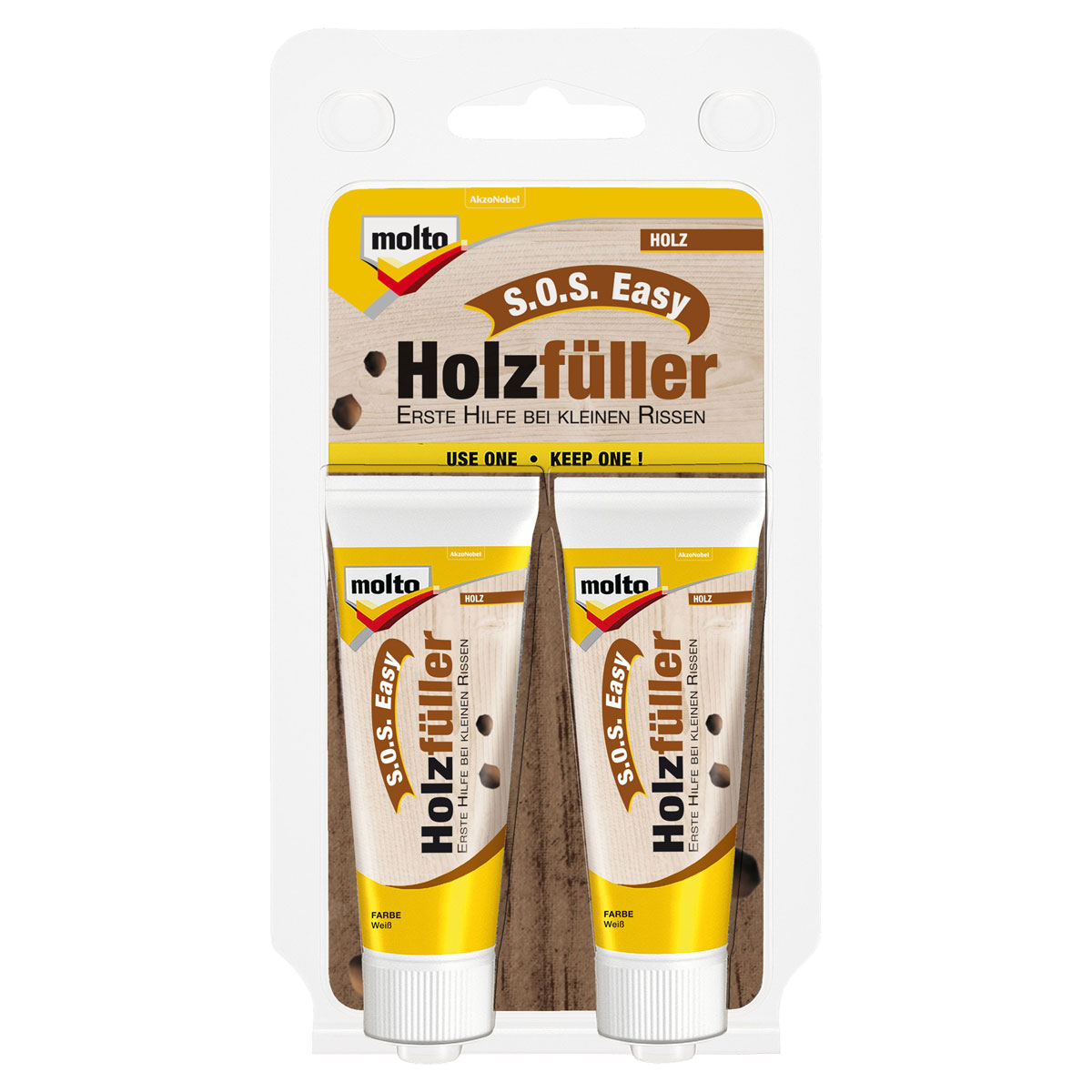 Molto Holzfüller S.O.S Easy 2 x 20 ml