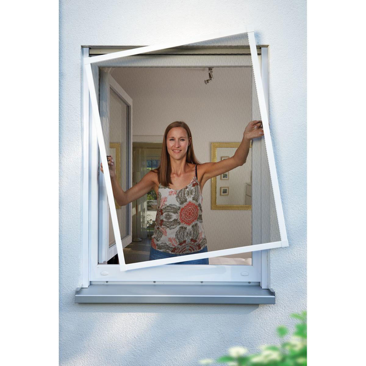 Schellenberg Insektenschutz-Fenster Premium 140 x 150 cm weiß Bild 3