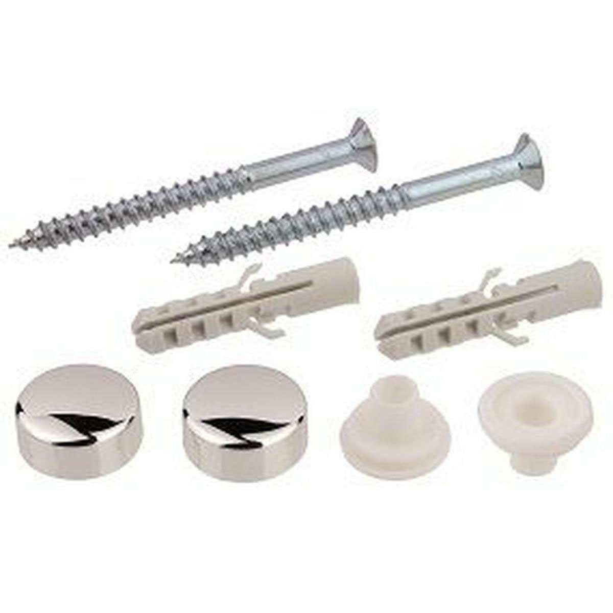 Kirchhoff WC-Befestigungssatz Linsenkopf verchromt 6 x 70 mm