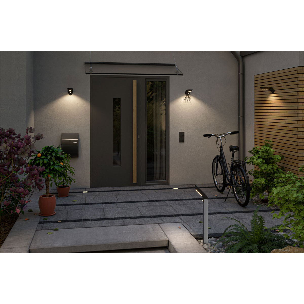 Paulmann  Outdoor Solar Wandleuchte Soley IP44 Zubehör Hausnummer Bild 7