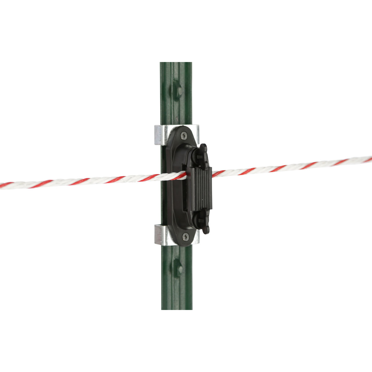 Eckisolator T-Post für Band und Seil schwarz 4 Stück Bild 4