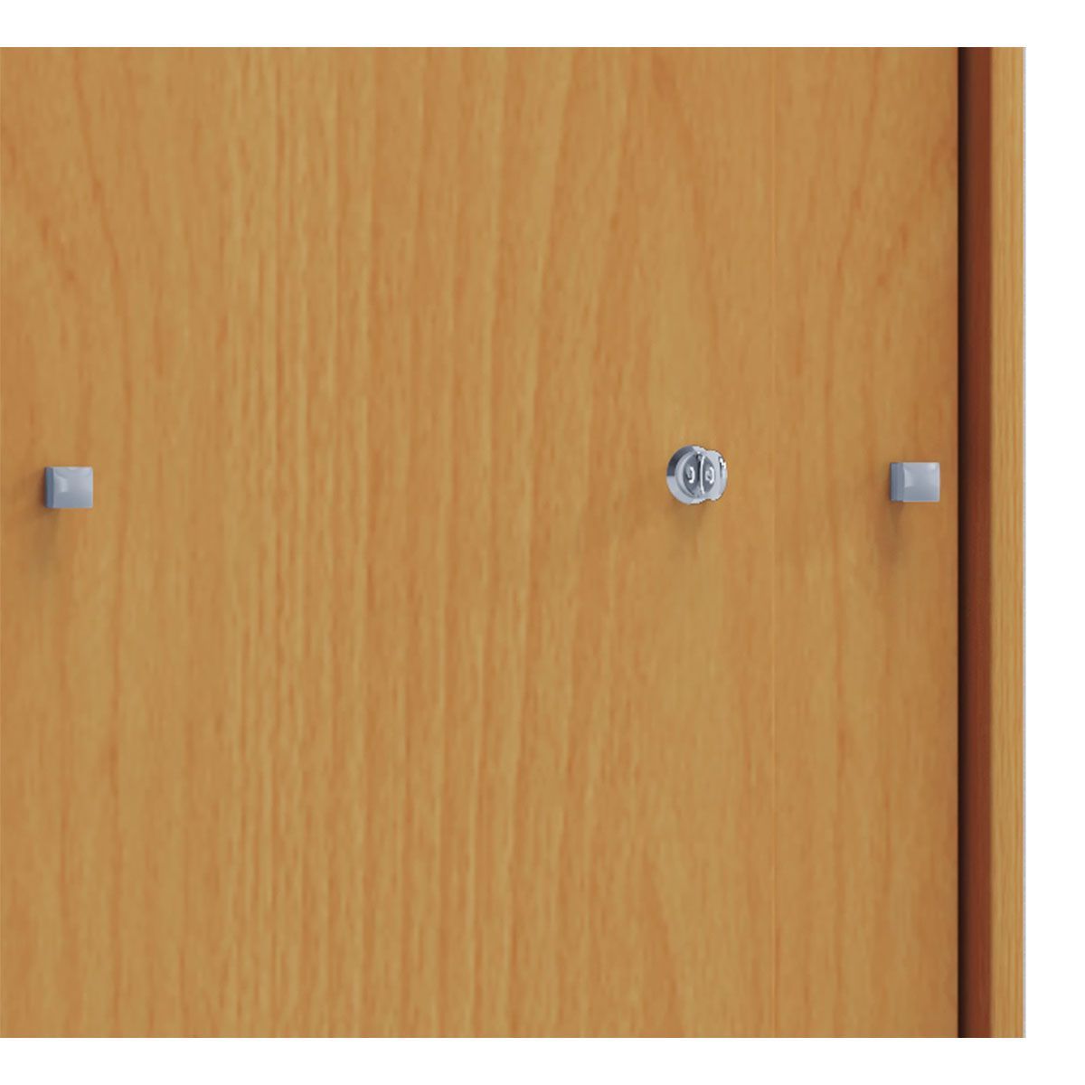 Büroschrank Lona XL mit Schiebetüren Buche Bild 2