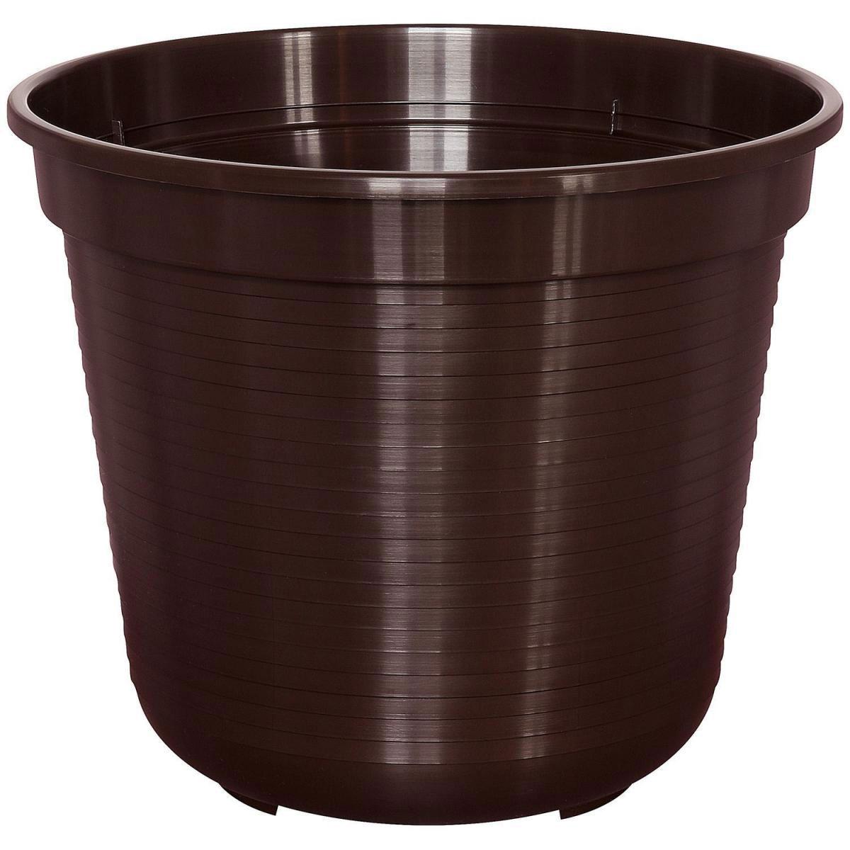 Geli Blumentopf Kunststoff 26 cm braun