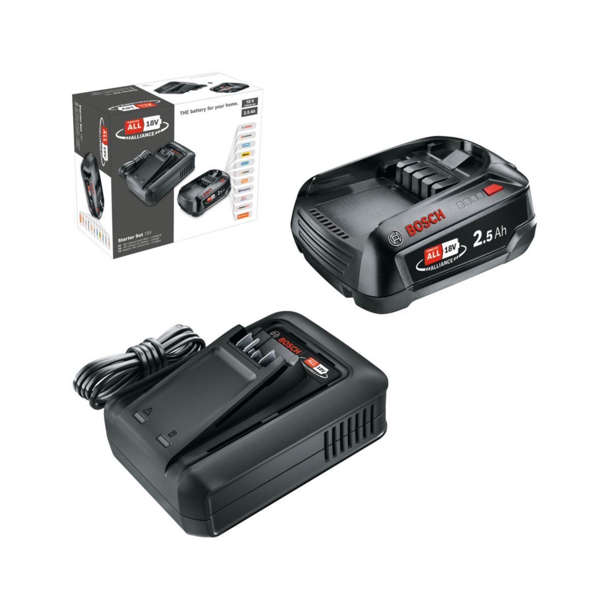 Bosch Power for All 18V Akku & Ladegerät Starter-Set
