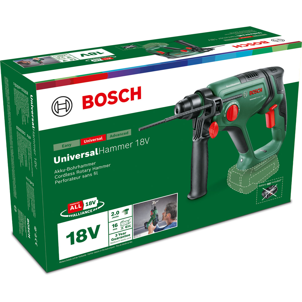 Bosch  Akku-Bohrhammer UniversalHammer 18V Bild 2