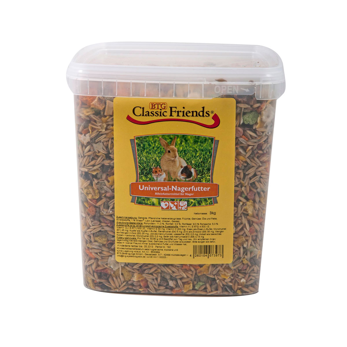 Classic Friends Universal Nagerfutter 3kg