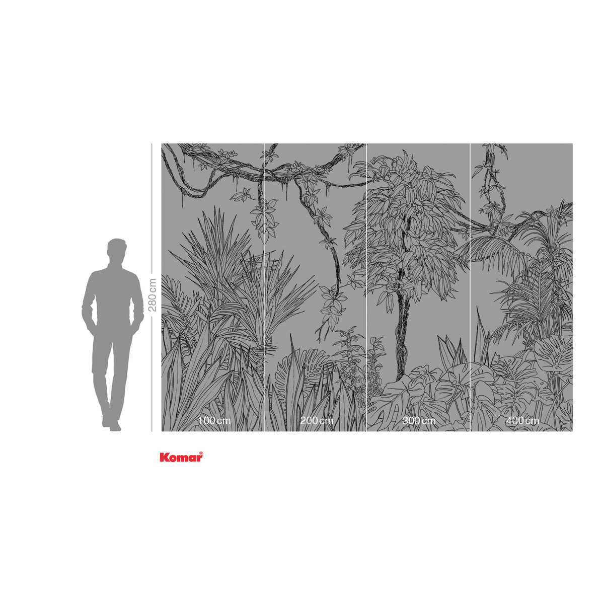 Komar  Vlies Fototapete Blanca 400x280 cm Bild 3