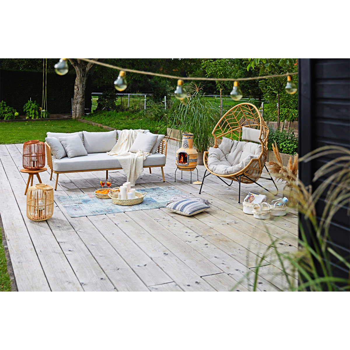 Haveson Loungesessel Pristina inkl Sitzauflage und Kopfkissen Bild 9