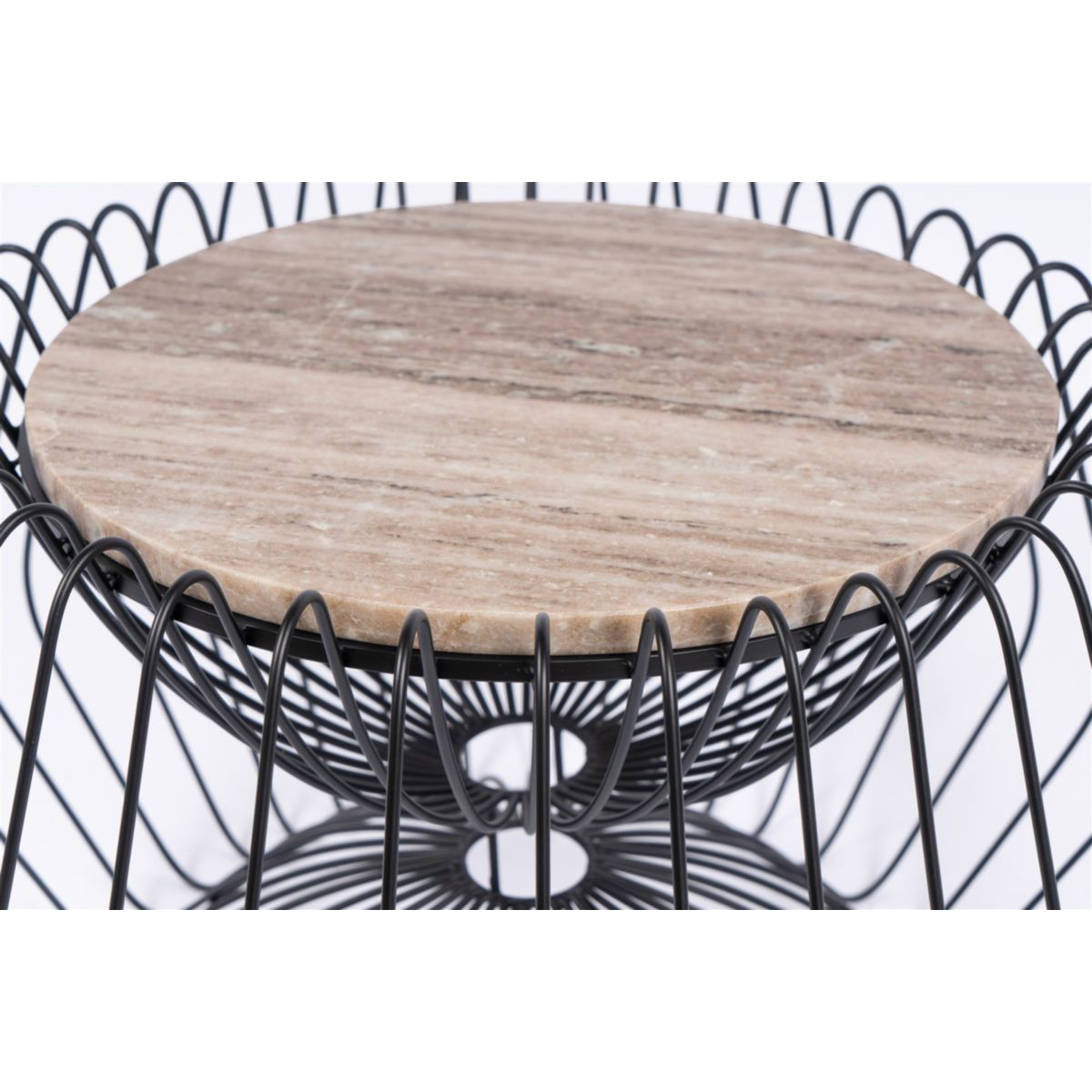 Beistelltisch Malibu 325 braun schwarz Bild 3