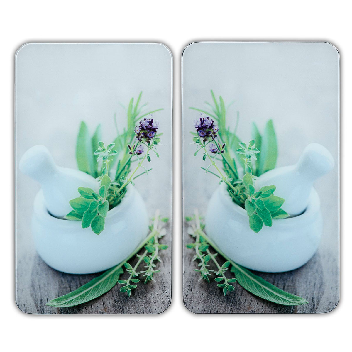 Wenko Herdabdeckplatte Kräutergarten 2er Set Bild 5
