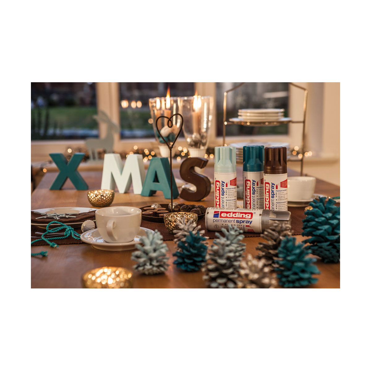 Edding  Spray 5200 schokoladenbraun seidenmatt Bild 4