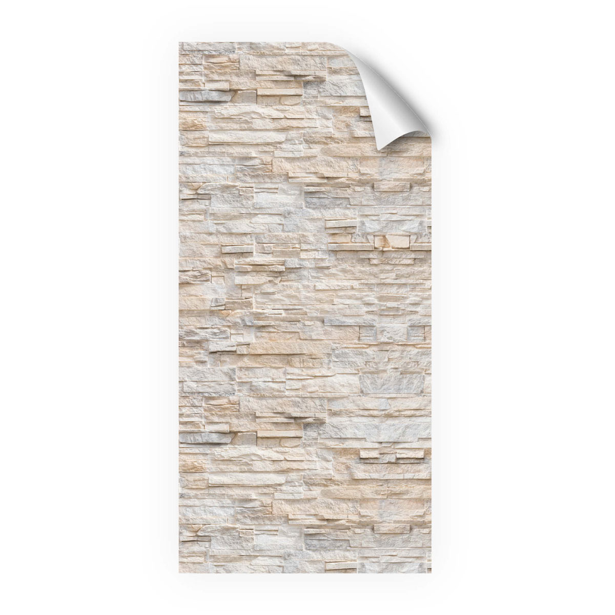 MySpotti Fresh DuschrückwandfolieBruchsteinwand Beige Bild 3
