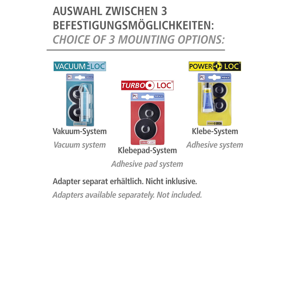 Wenko Wandhaken Classic Plus schwarz 2er Set Bild 4