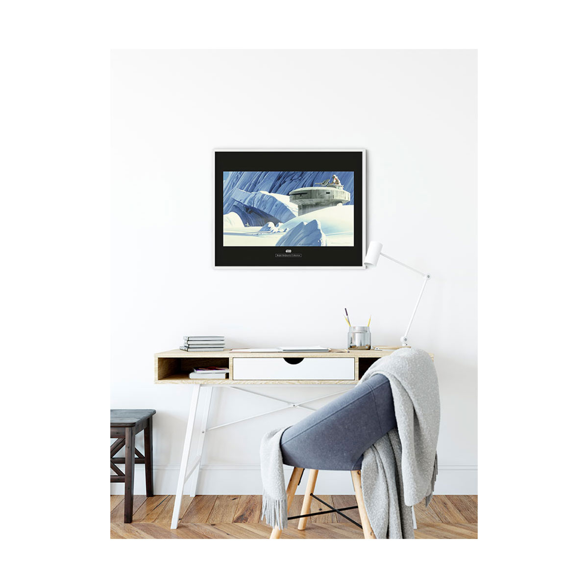 Komar  Wandbild Star Wars Classic Hoth Echo Base 40x30 cm Bild 5