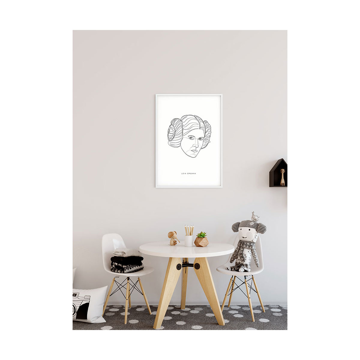 Komar  Wandbild Star Wars Classic Force Faces Leia 30x40 cm Bild 5