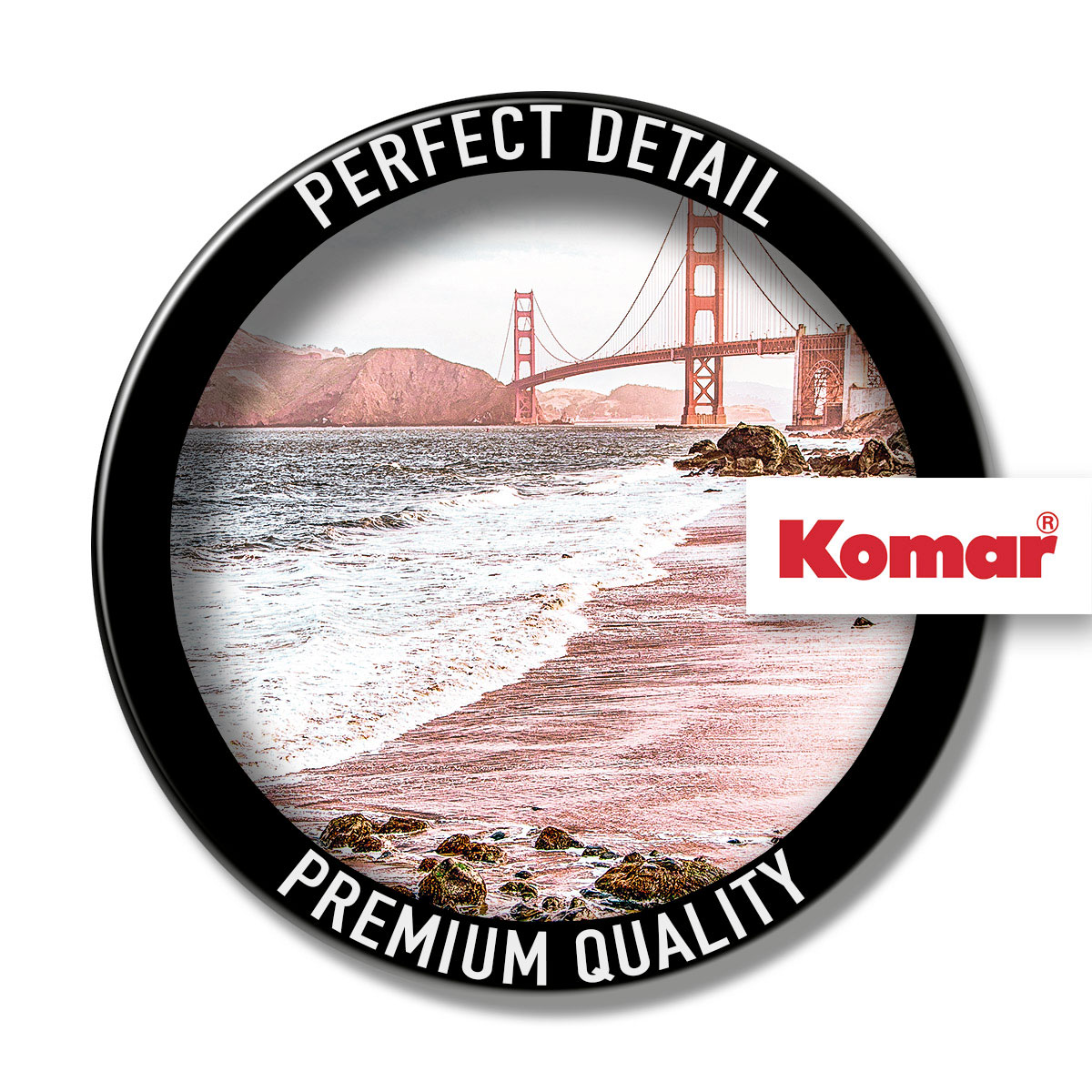 Komar  Wandbild VOYAGE Golden Gate 30x40 cm Bild 4